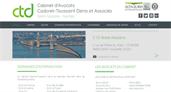 Desktop Screenshot of ctd-avocats.com